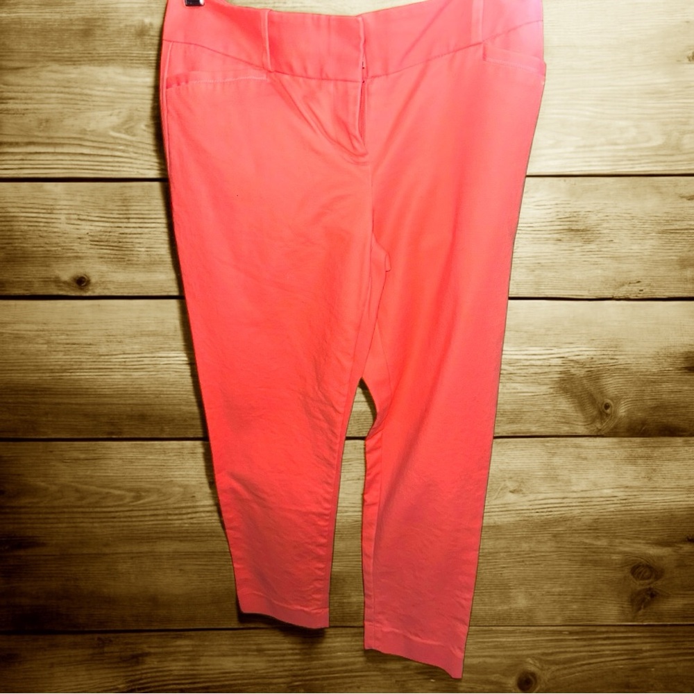 The Limited Coral Lightweight Ankle Pants